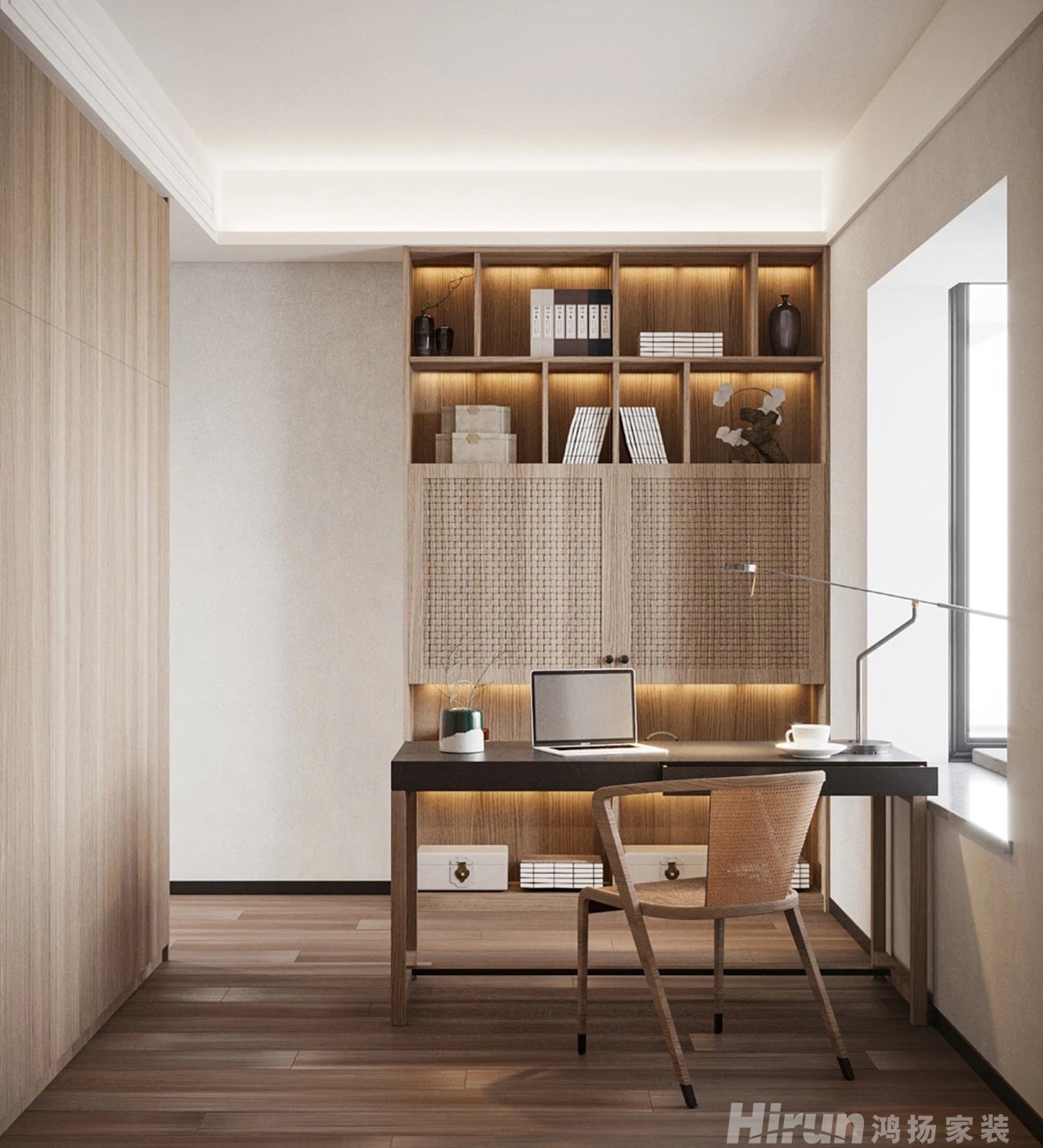 天一康園160㎡北歐之光四居室 裝修案例效果圖-6