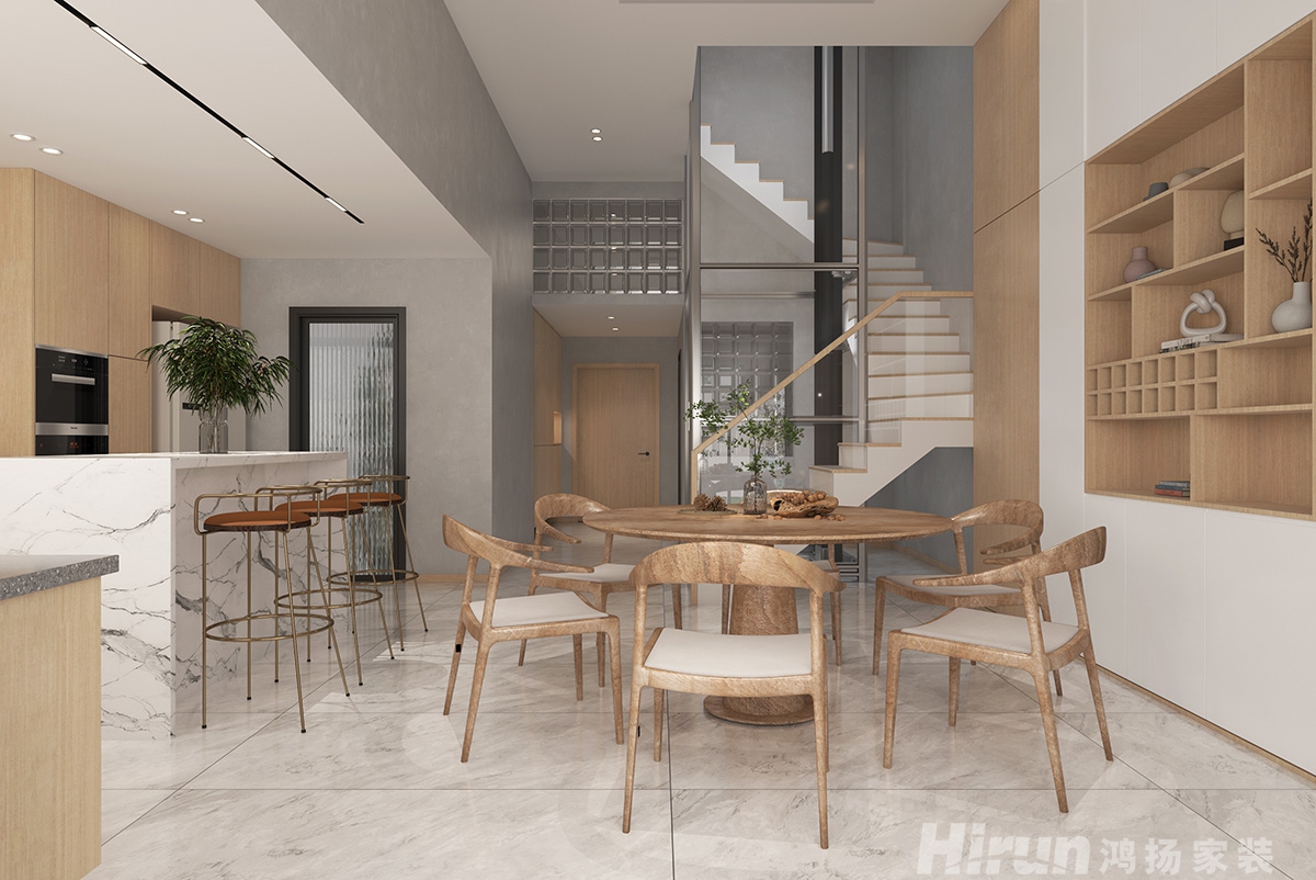 恒基旭輝湖山賦400㎡北歐之光別墅 裝修案例效果圖-4