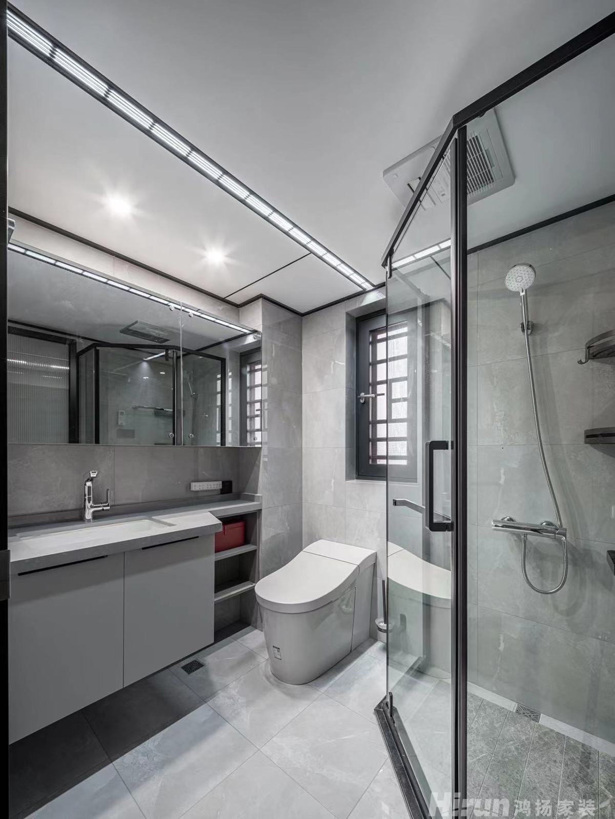 錢隆國際130㎡雅致現代三居室 裝修案例實景圖-5