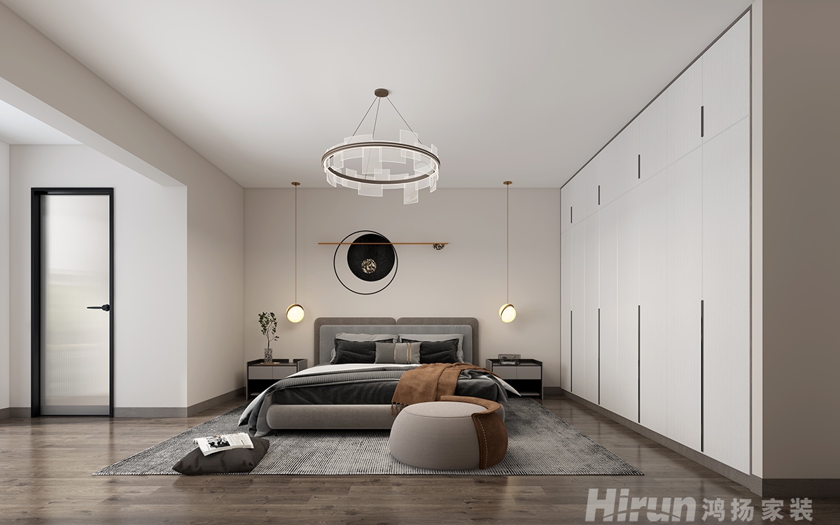 天元美居樂瓏庭150㎡雅致現代四居室 裝修案例實景圖-1