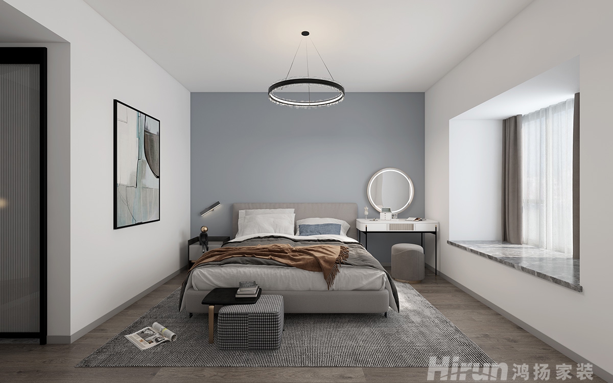 碧桂園潭州府150㎡北歐之光四居室 裝修案例實景圖-1