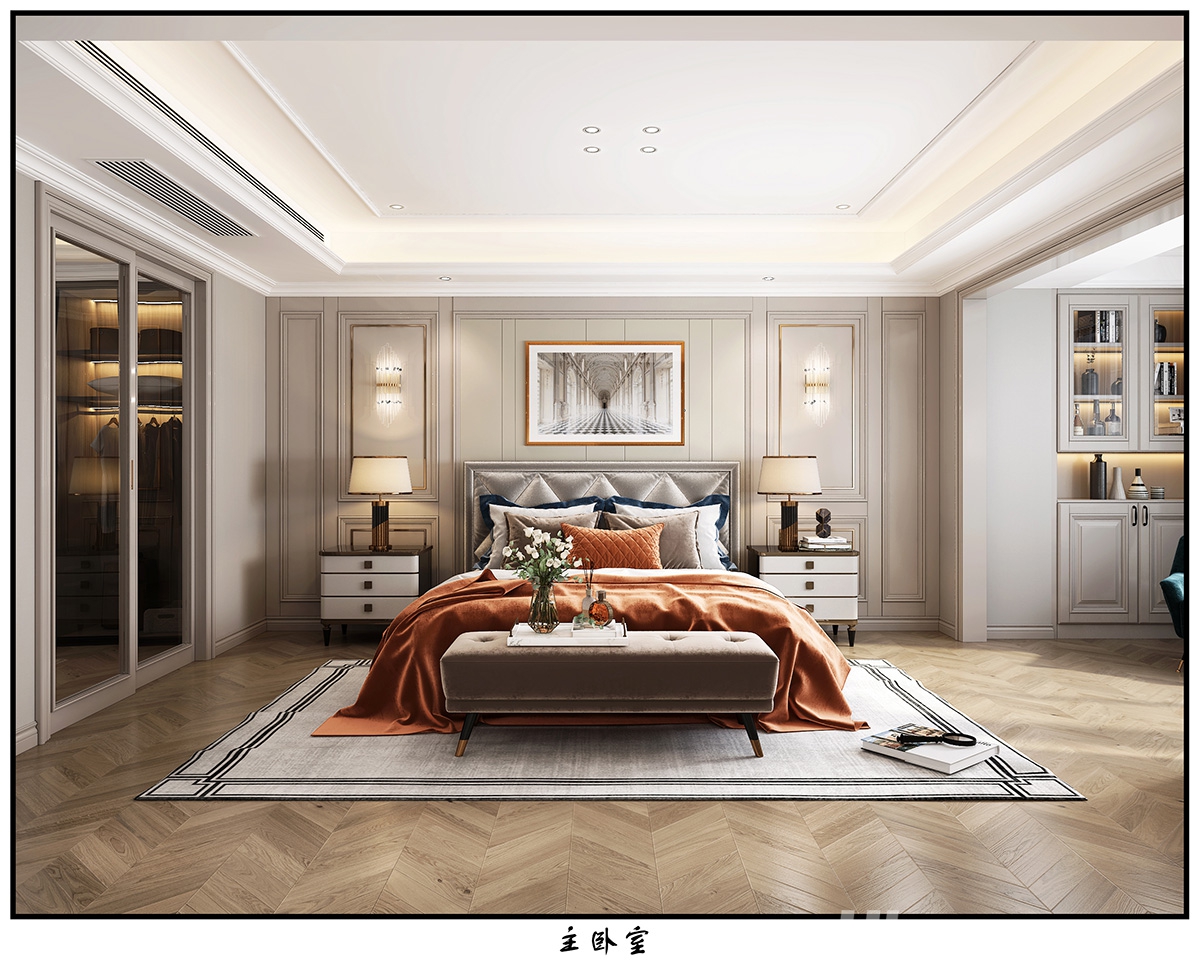 壹品熙園180㎡新裝飾主義復(fù)式 裝修案例效果圖-4