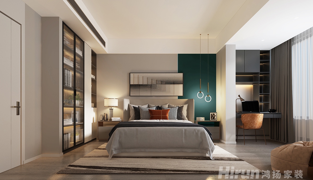 陽光城新城樾府320㎡雅致現代疊墅 裝修案例效果圖-7