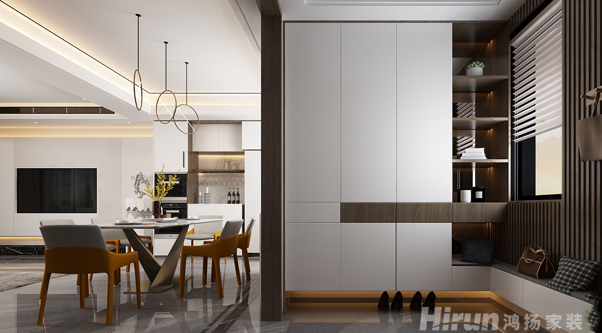 陽光城新城樾府320㎡雅致現代疊墅 裝修案例效果圖-3