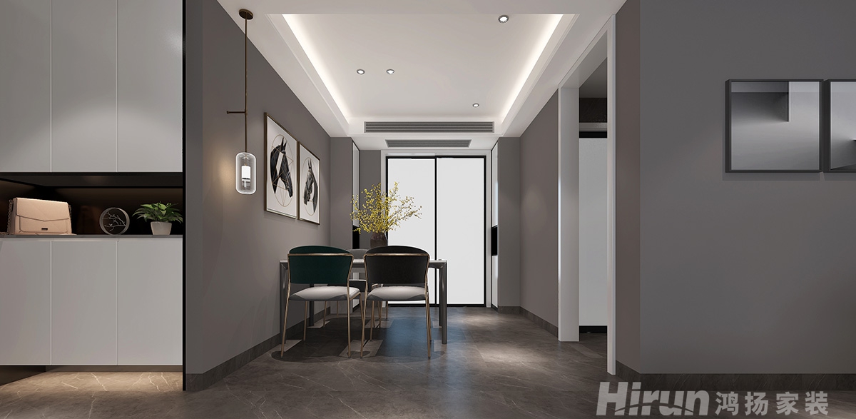 置信逸都花園220㎡雅致現(xiàn)代大平層 裝修案例效果圖-6