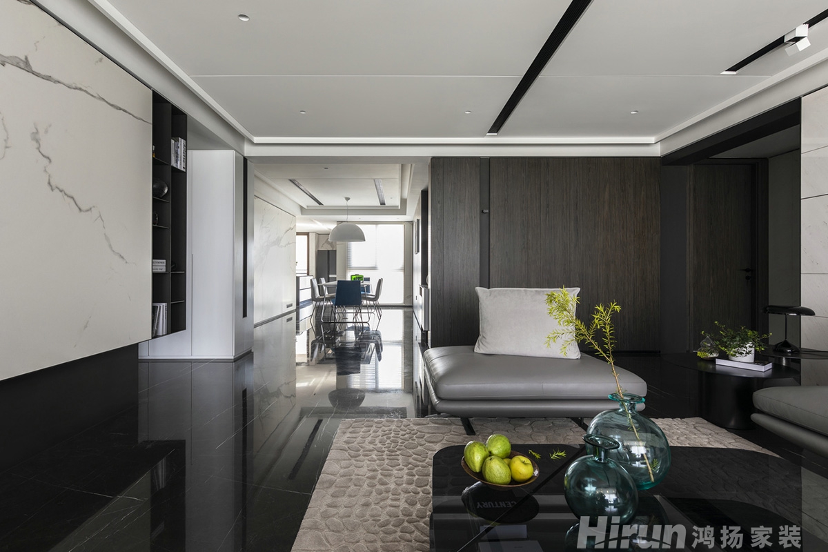 中建江灣壹號140㎡雅致現代四居室 裝修案例實景圖-5