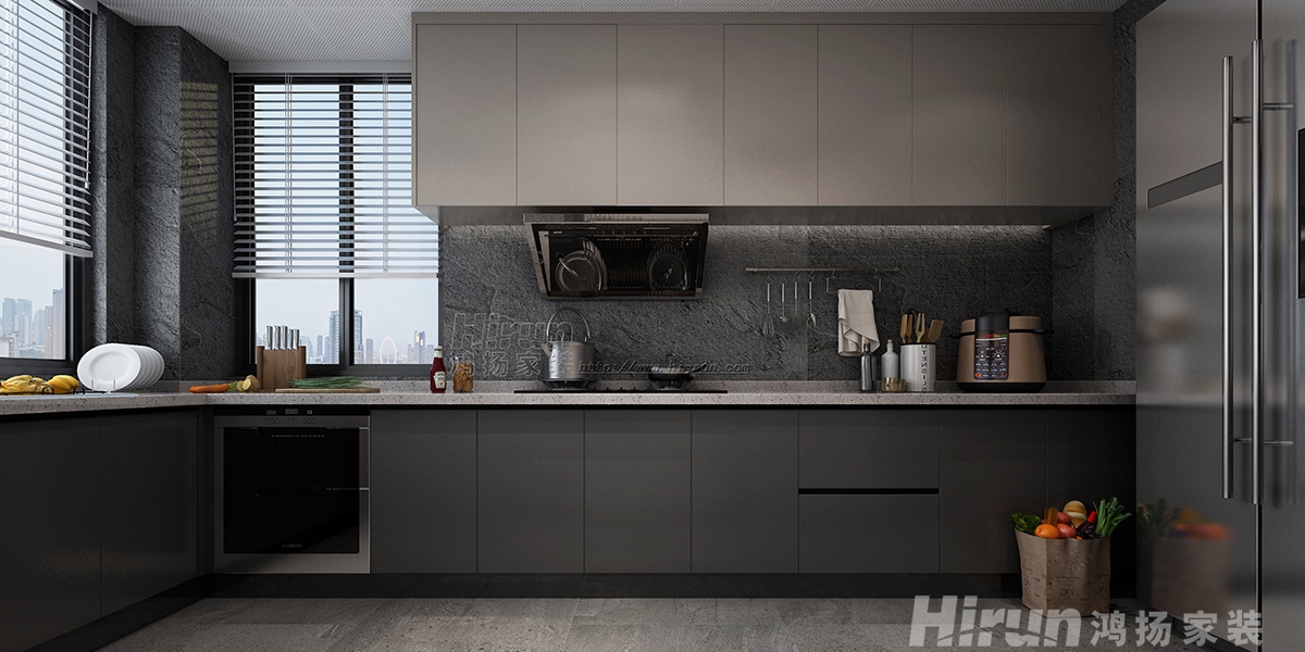 經世龍城150㎡雅致現代四居室 裝修案例效果圖-2