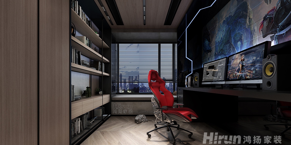 經世龍城150㎡雅致現代四居室 裝修案例效果圖-8