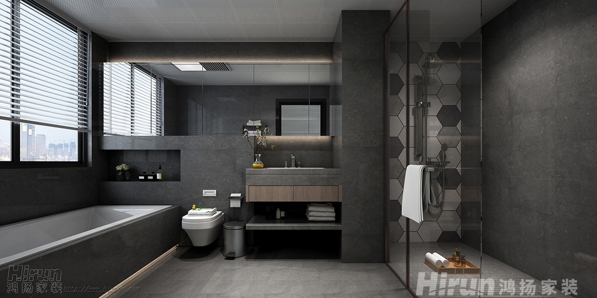 經世龍城150㎡雅致現代四居室 裝修案例效果圖-11