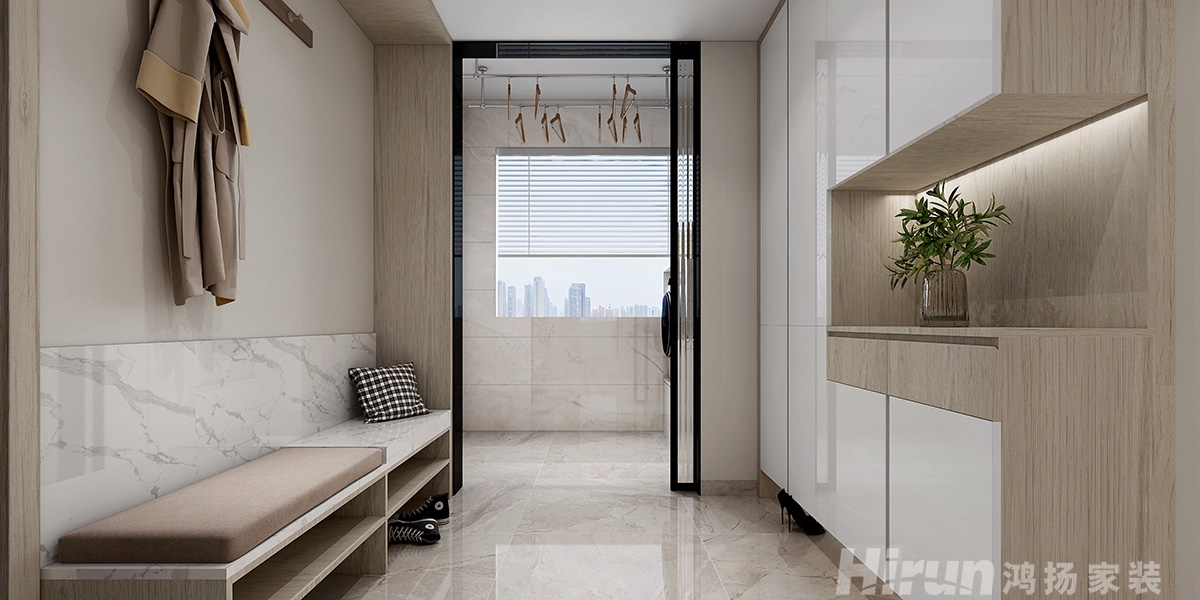 中泰財富湘江140㎡北歐之光四居室 裝修案例效果圖-3