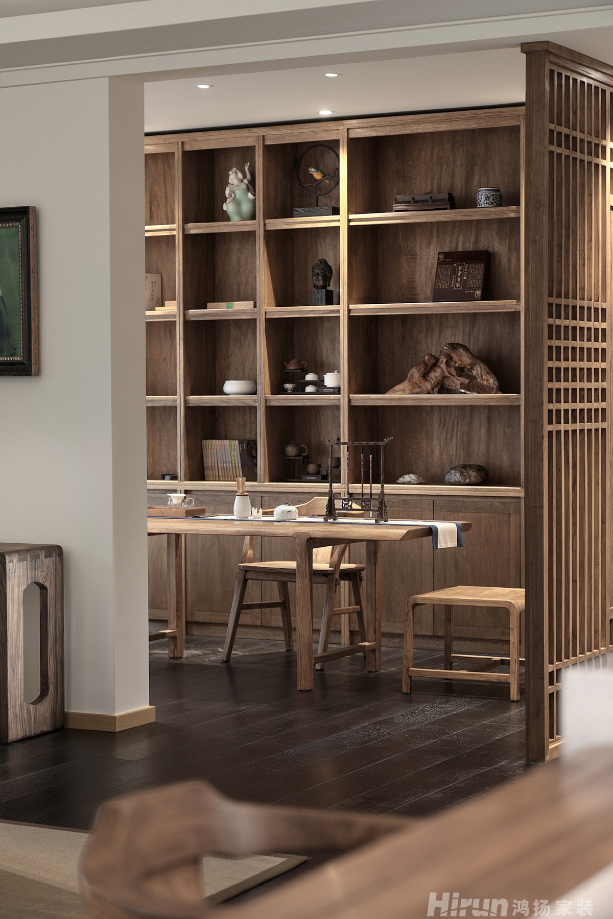 聯誼麗景灣150㎡復合寫意四居室 裝修案例實景圖-8