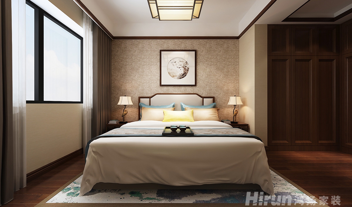 聯(lián)誼親親家園150㎡復(fù)合寫意四居室 裝修案例效果圖-10