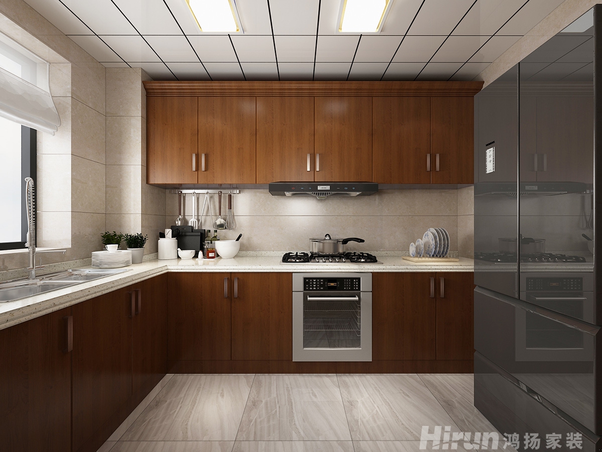 聯(lián)誼親親家園150㎡復(fù)合寫意四居室 裝修案例效果圖-6