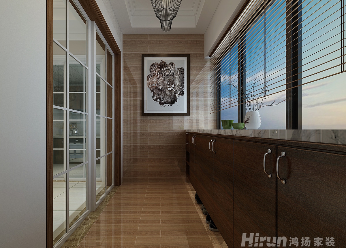 中房天璽灣130㎡北歐之光三居室 裝修案例效果圖-4