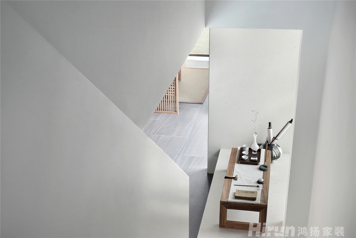 茶室180㎡復(fù)合寫意會所 裝修案例效果圖-5