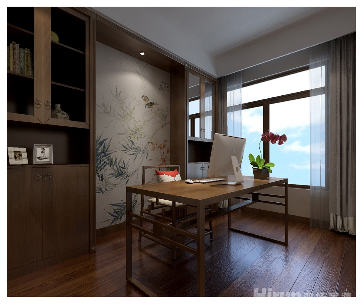 湘銀星城160㎡復(fù)合寫意四居室 裝修案例效果圖-13