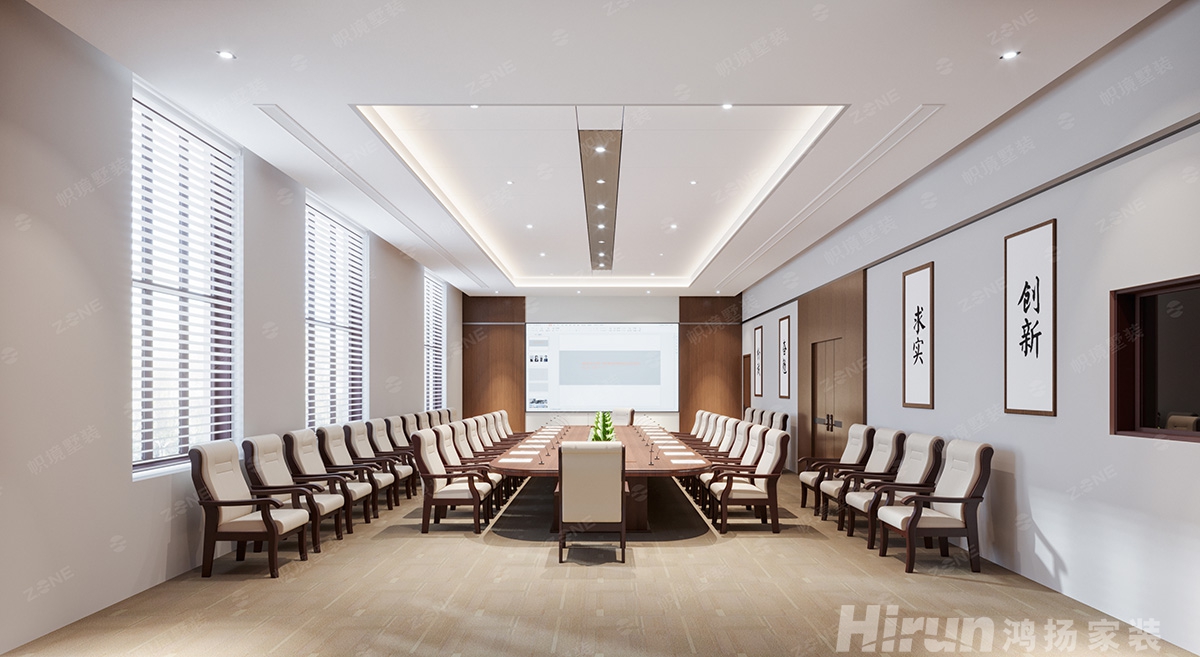 農(nóng)業(yè)大學(xué)第一教學(xué)樓5600㎡復(fù)合寫(xiě)意寫(xiě)字樓 裝修案例效果圖-8