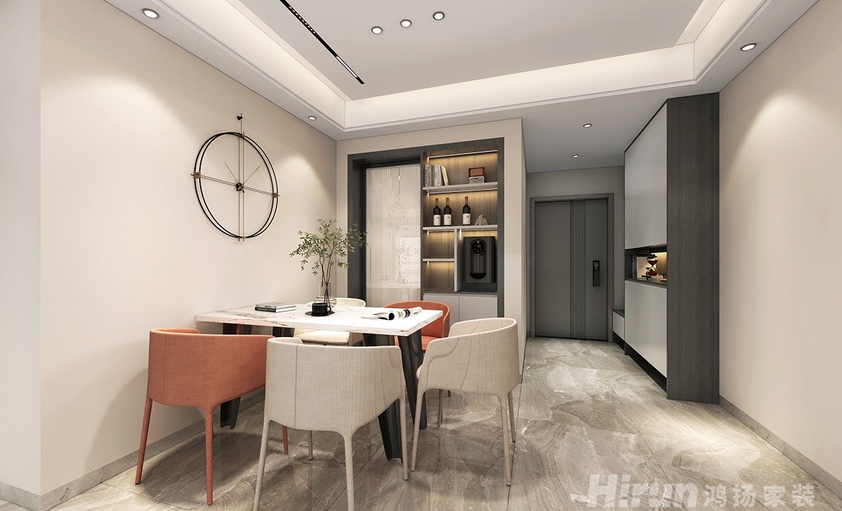碧桂園城央一品120㎡雅致現(xiàn)代三居室 裝修案例效果圖-4