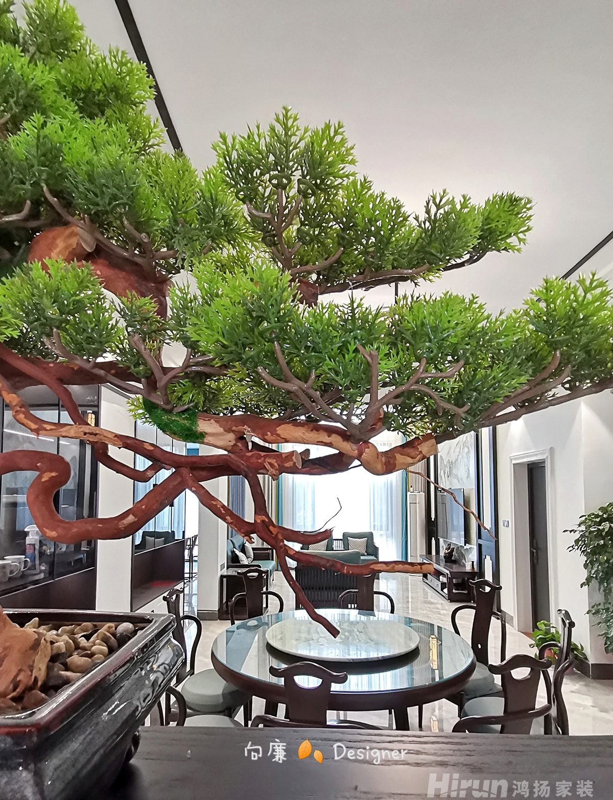 綠田自建房280㎡復合寫意別墅 裝修案例實景圖-7