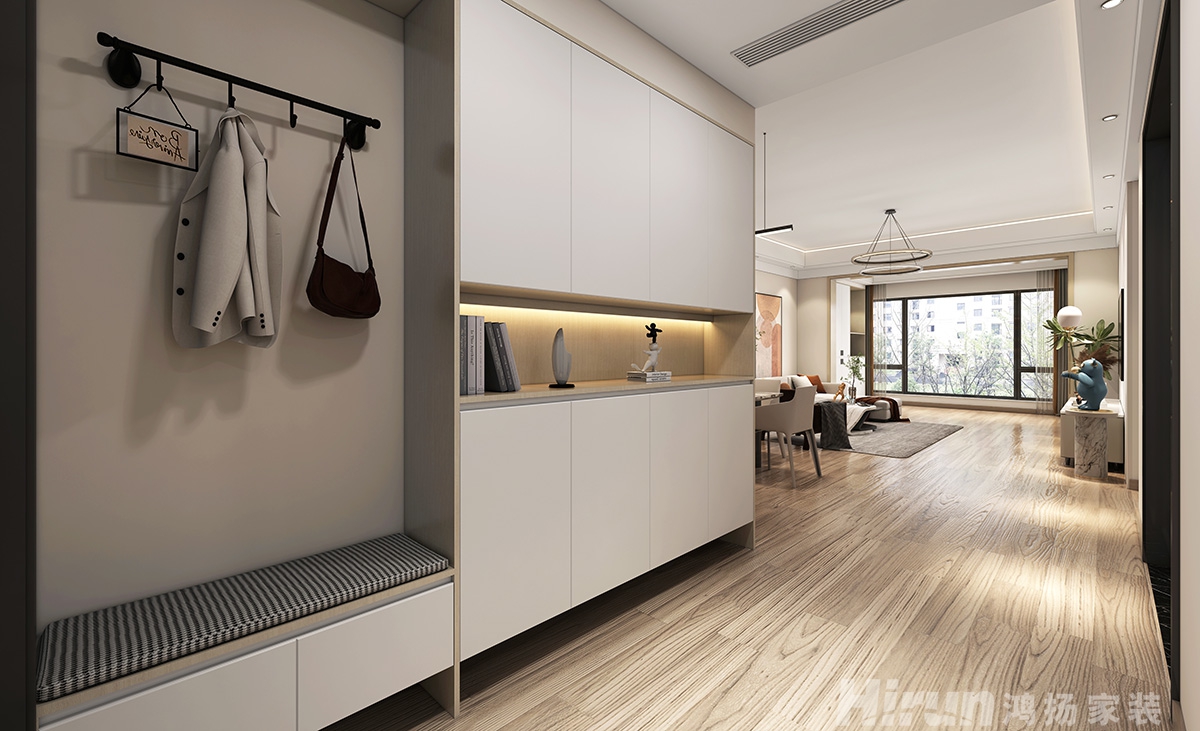 旭日丹城140㎡北歐之光三居室 裝修案例效果圖-5