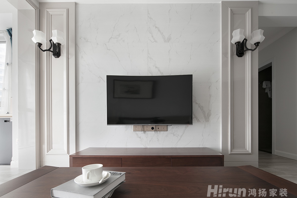 中建梅溪湖中心190㎡復(fù)古風(fēng)潮四居室 裝修案例實(shí)景圖-3