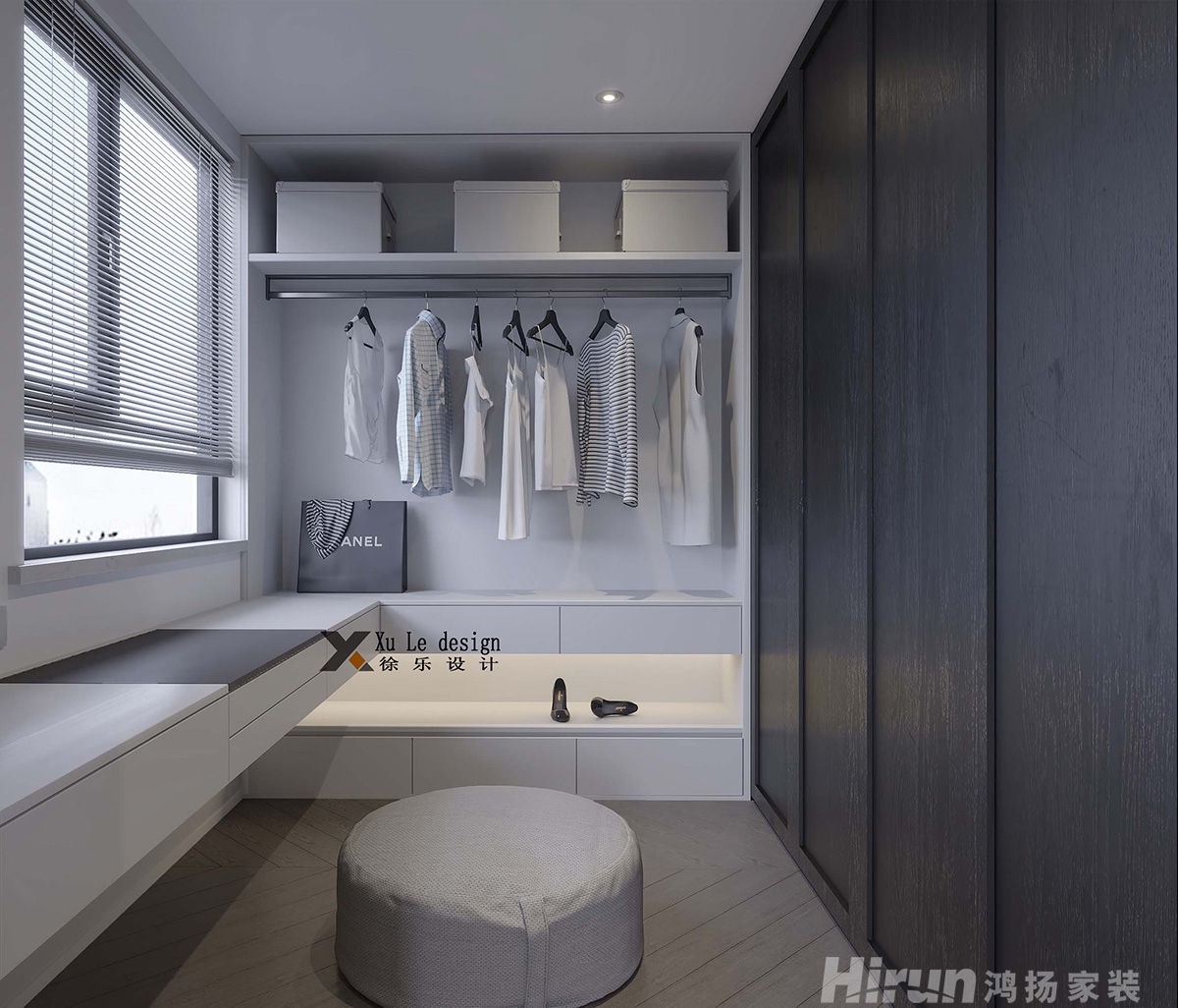 萬景國際花園100㎡北歐之光三居室 裝修案例效果圖-7