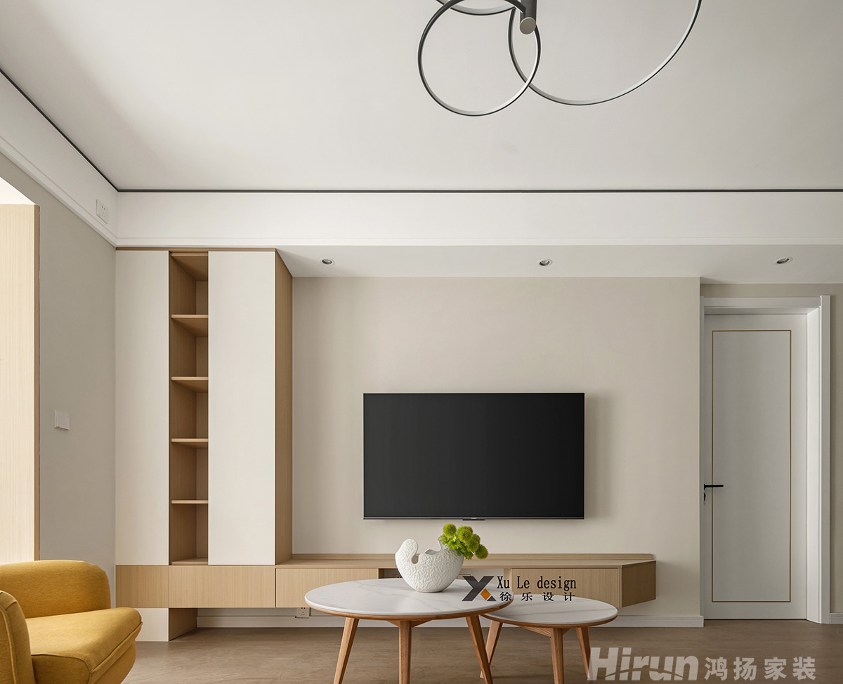 中建大公館115㎡北歐之光三居室 裝修案例實景圖-1