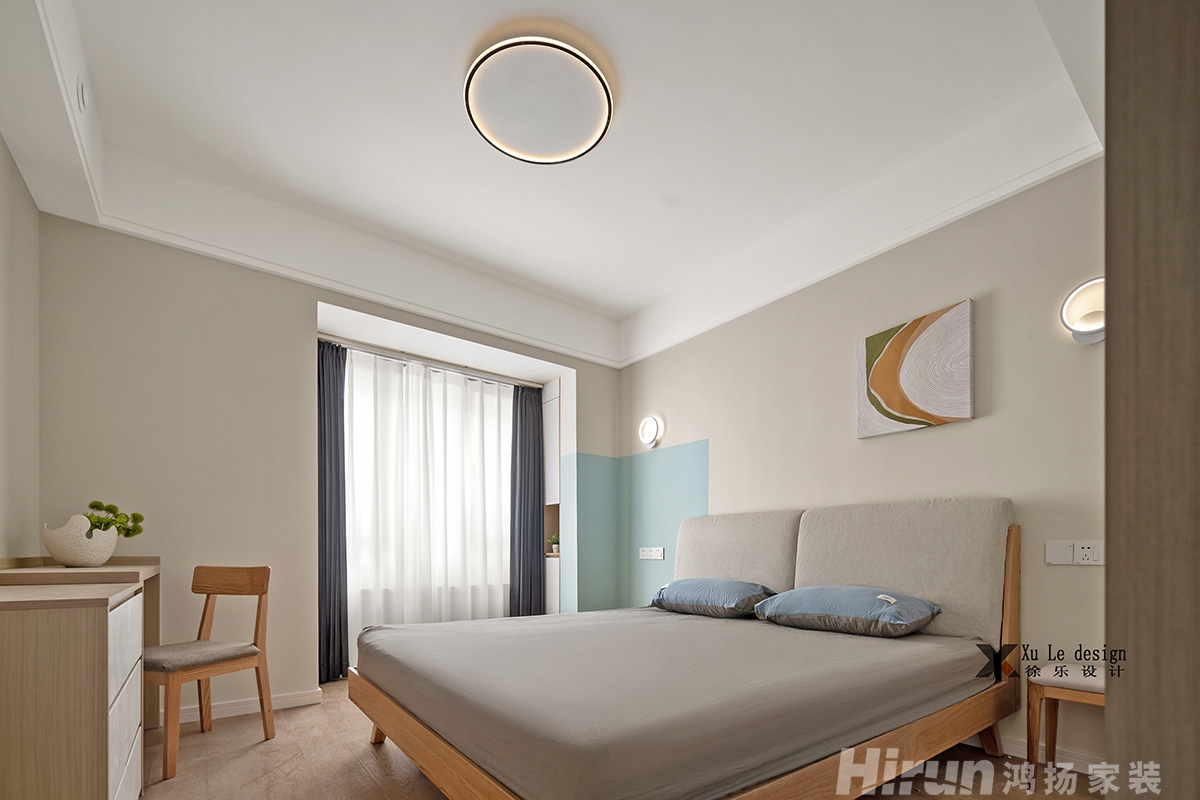 中建大公館115㎡北歐之光三居室 裝修案例實景圖-11