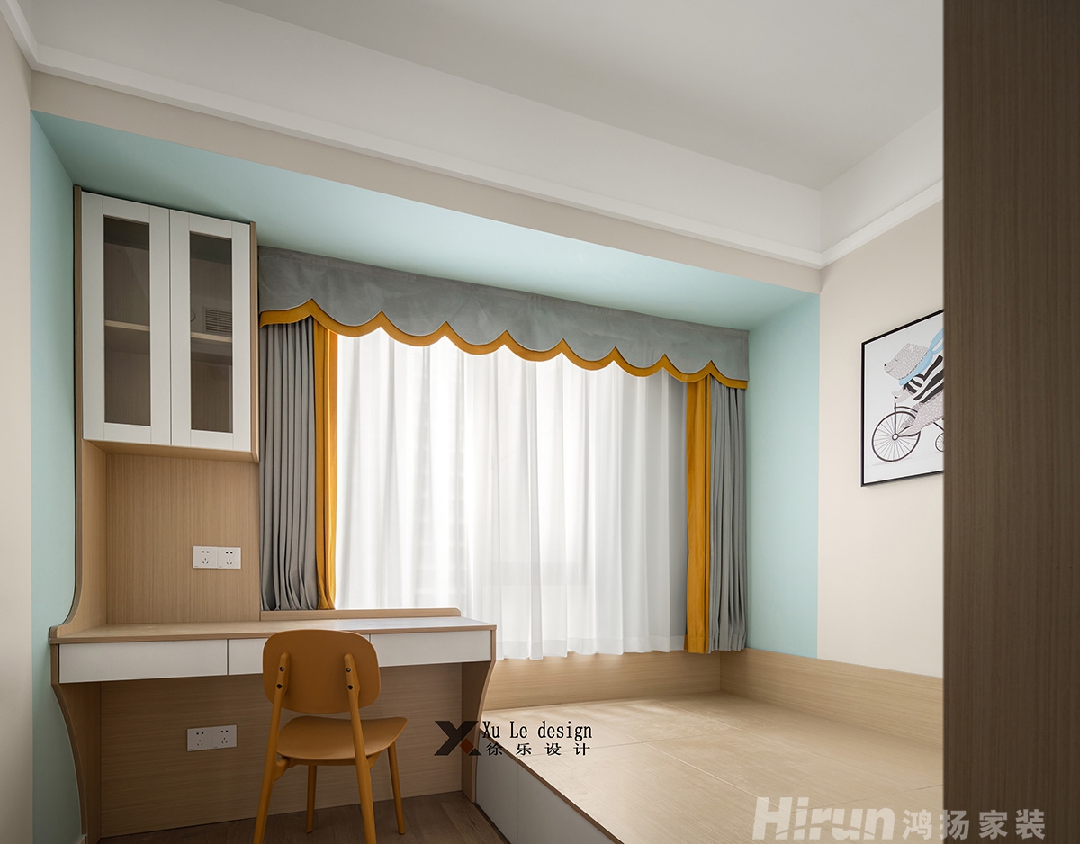 中建大公館115㎡北歐之光三居室 裝修案例實景圖-9