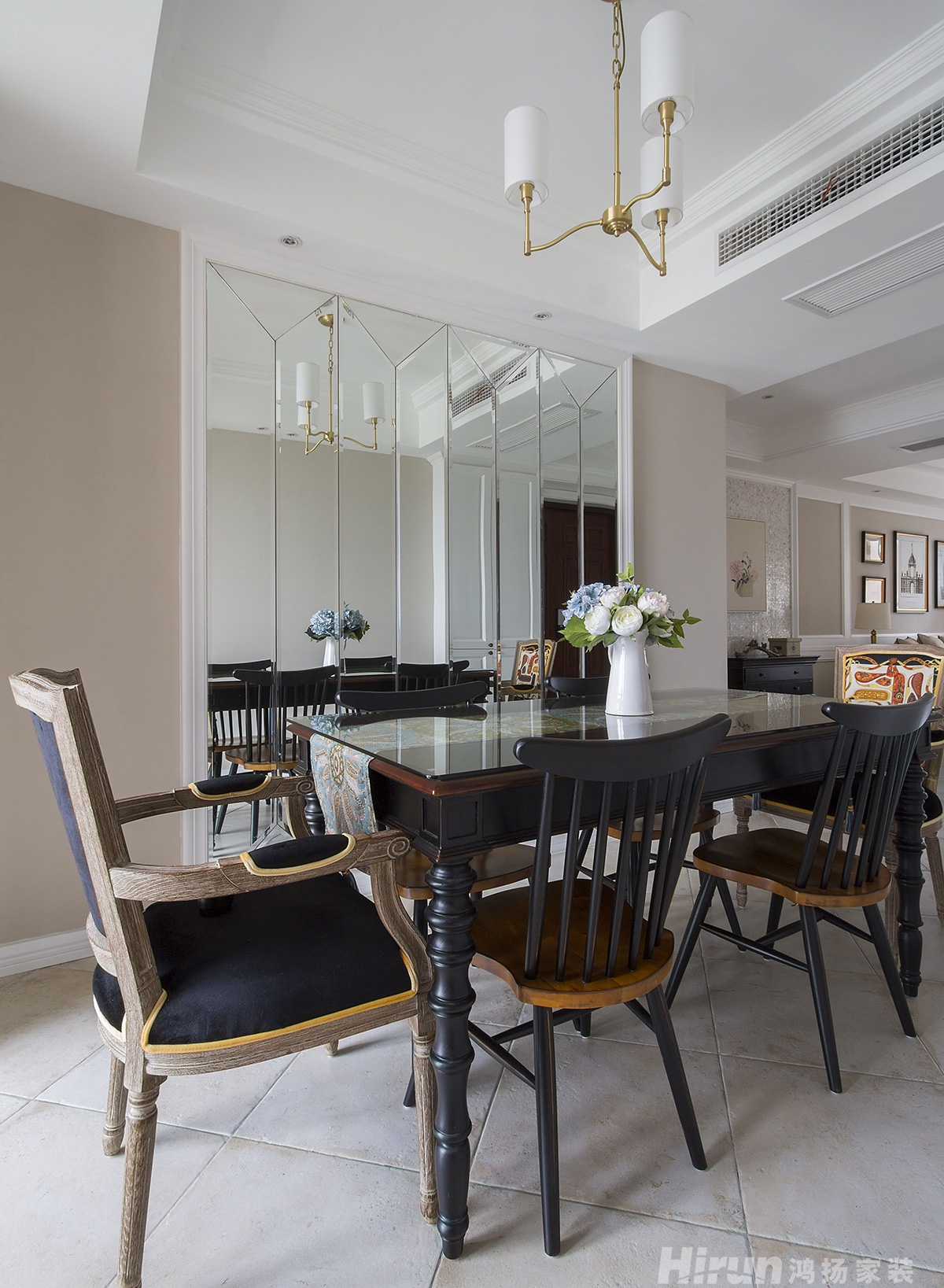 興華御水瀾灣130㎡輕歐簡美三居室 裝修案例實景圖-3