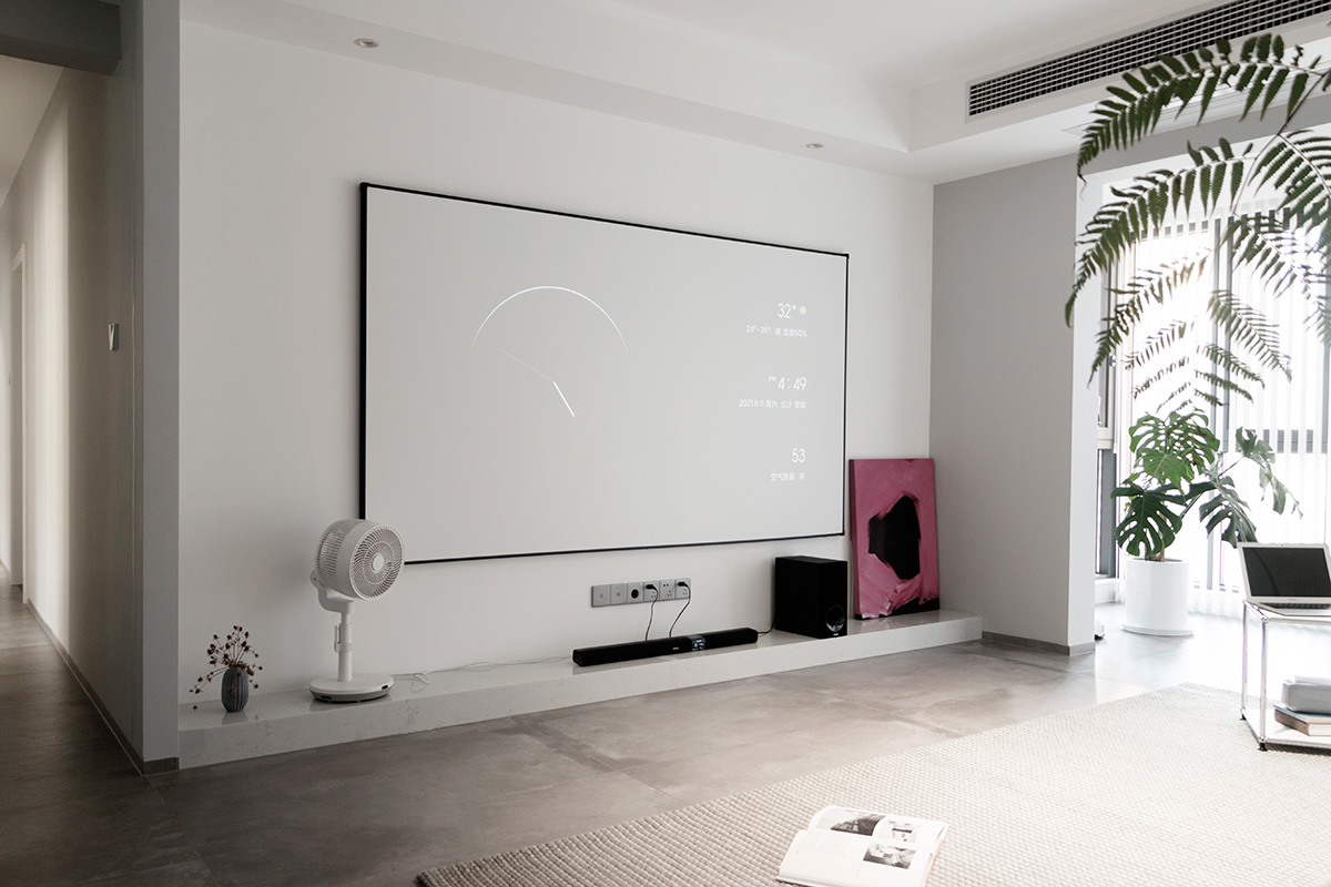 華潤桃園里130㎡極簡侘寂三居室 裝修案例實景圖-1