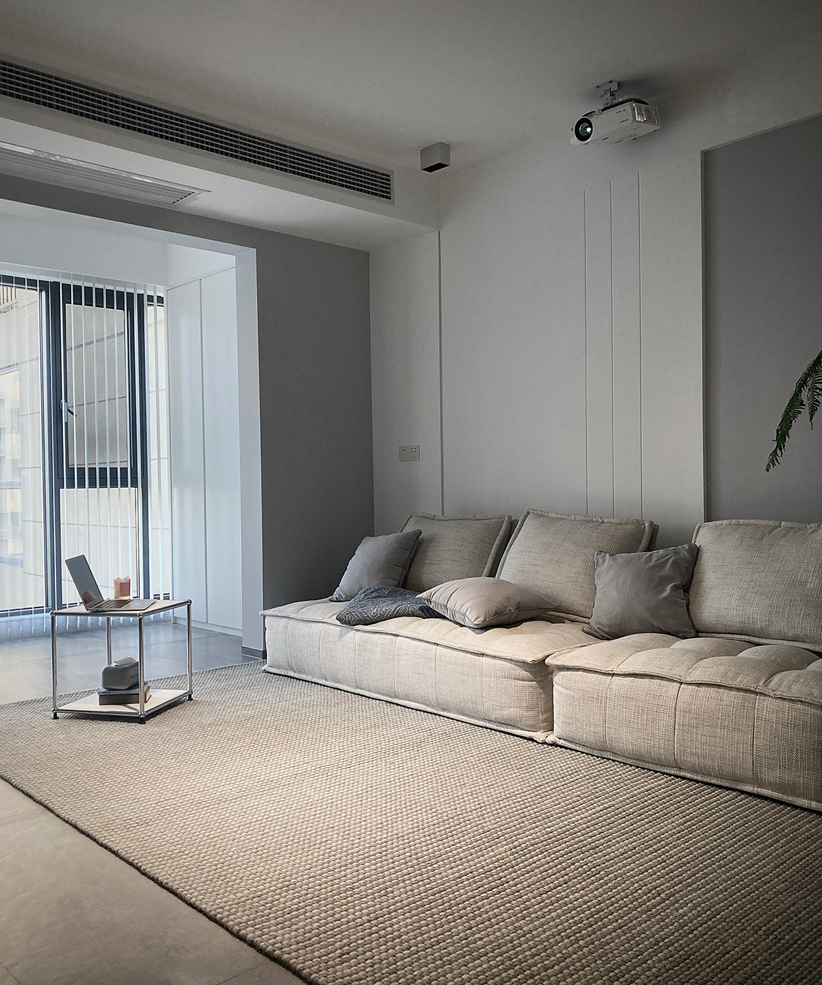 華潤桃園里130㎡極簡侘寂三居室 裝修案例實景圖-6