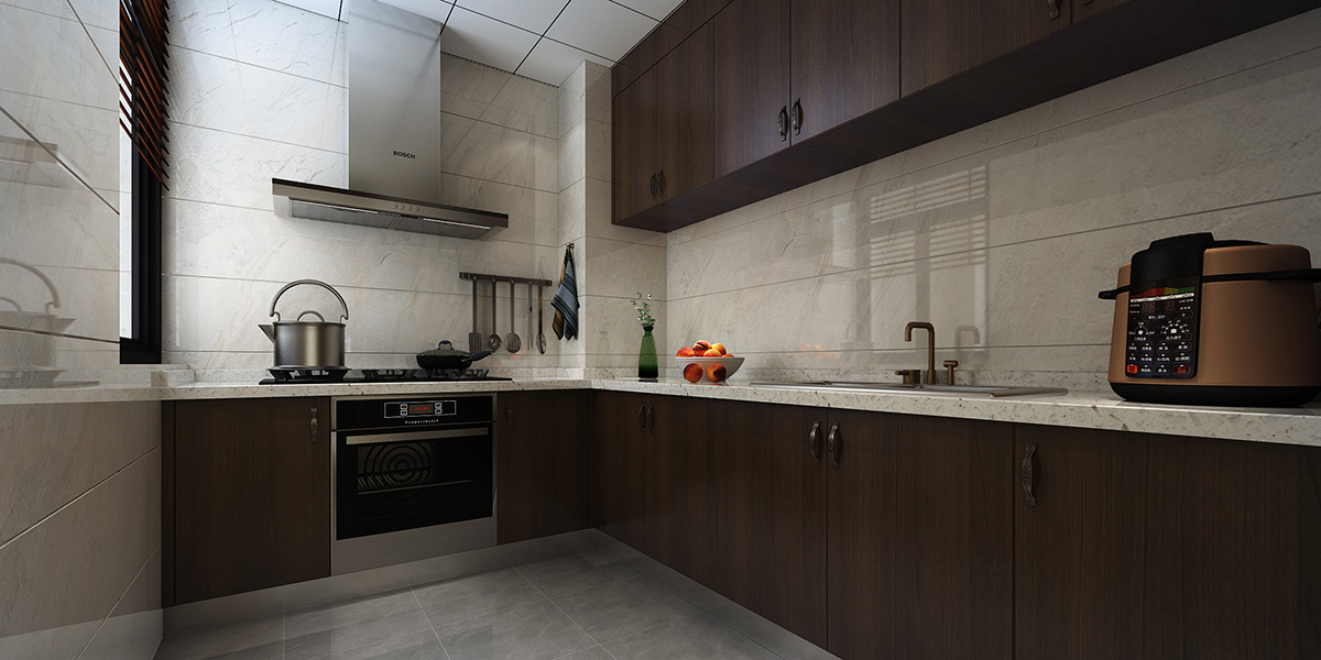 華晨山水州城150㎡復(fù)合寫意四居室 裝修案例效果圖-6