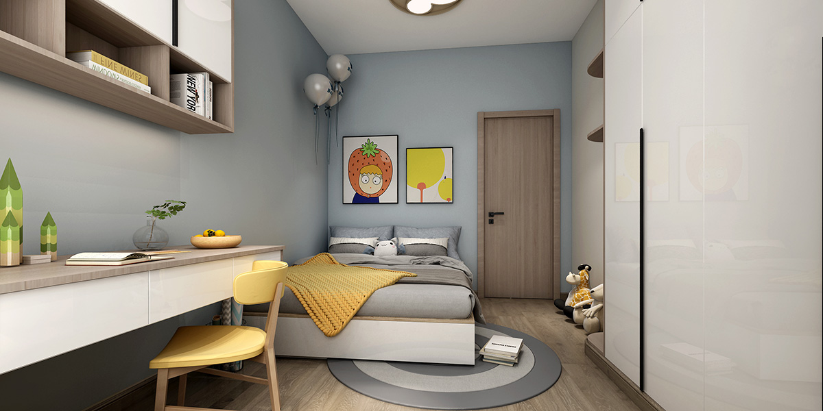 鑫怡佳苑125㎡雅致現代三居室 裝修案例效果圖-4