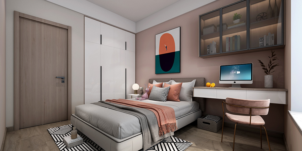 鑫怡佳苑125㎡雅致現代三居室 裝修案例效果圖-2