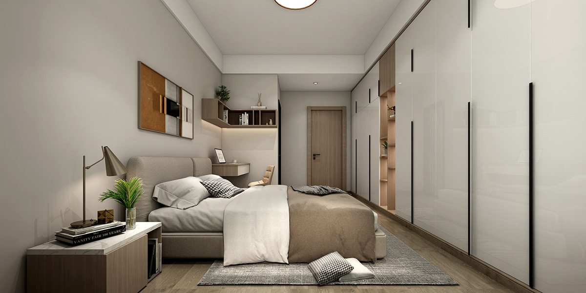 鑫怡佳苑125㎡雅致現代三居室 裝修案例效果圖-3