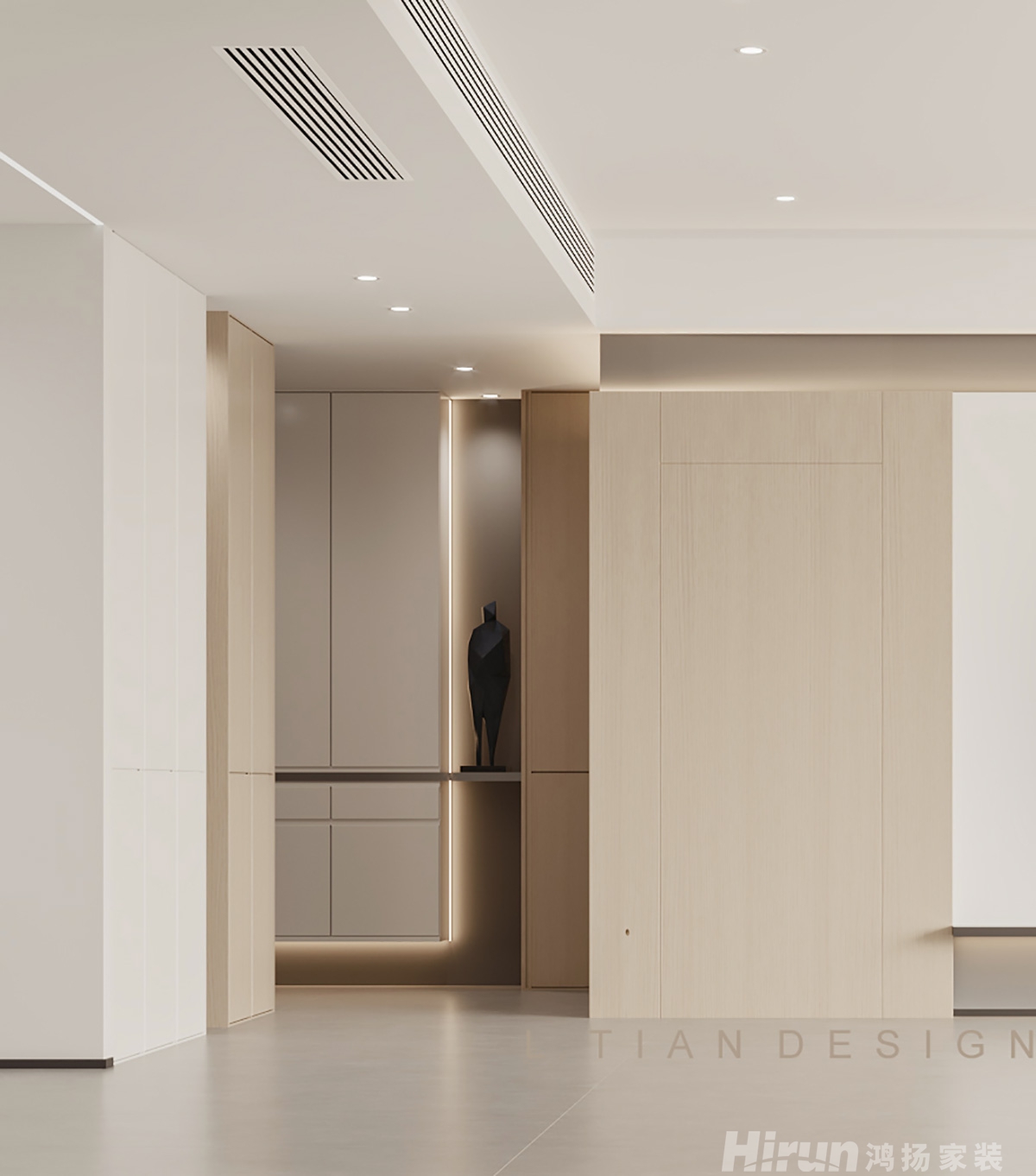 綠地麓湖郡147㎡北歐之光四居室 裝修案例效果圖-5