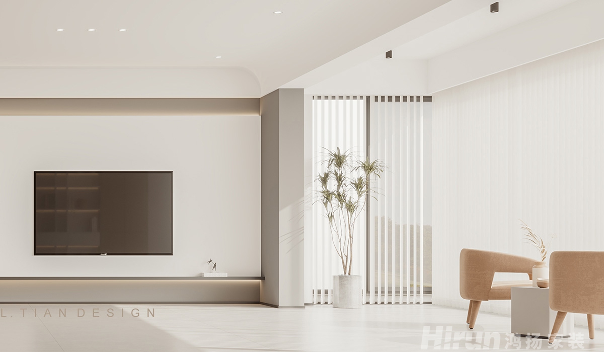 綠地麓湖郡147㎡北歐之光四居室 裝修案例效果圖-7