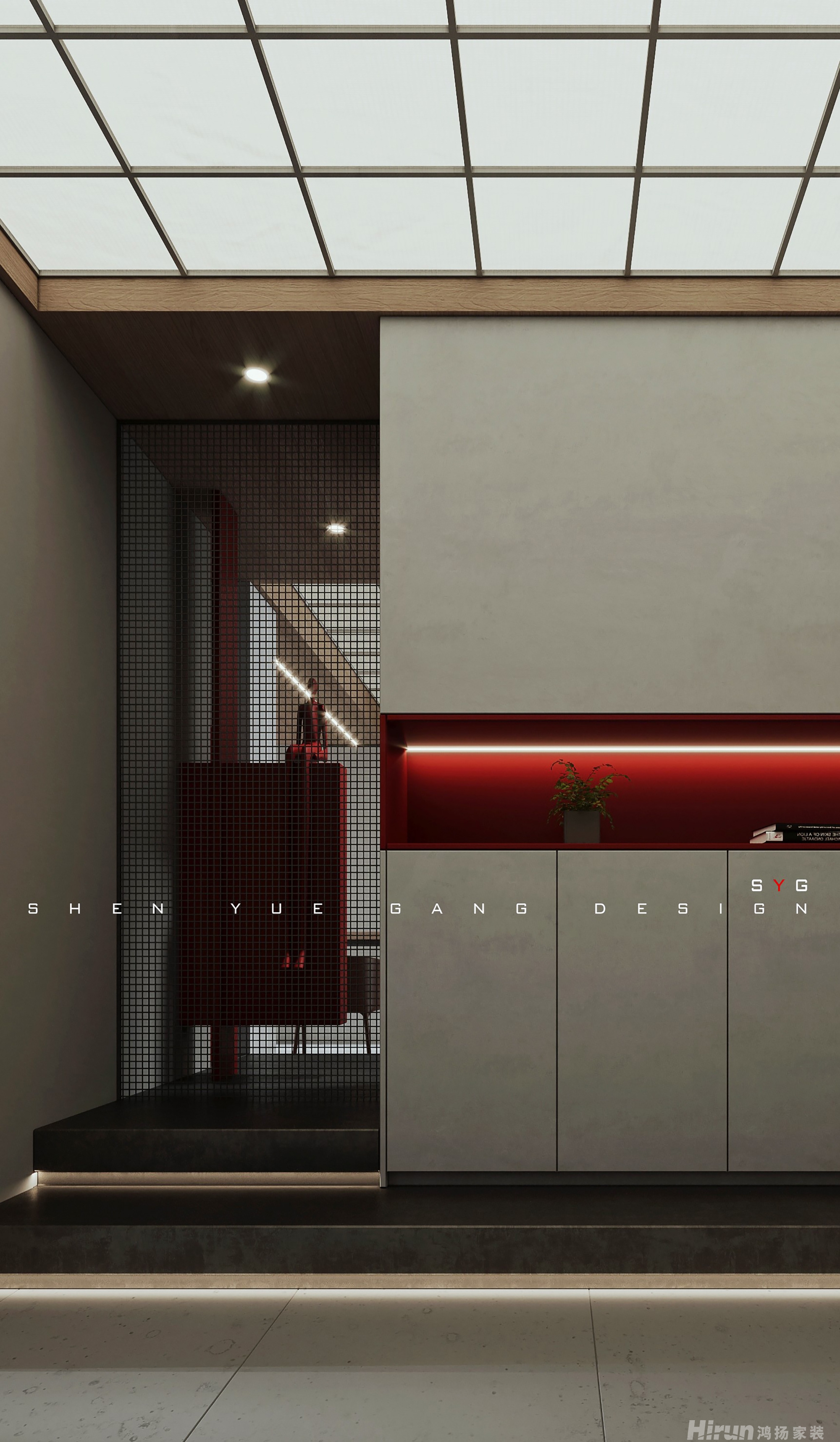 浦沅社區180㎡雅致現代四居室 裝修案例效果圖-6