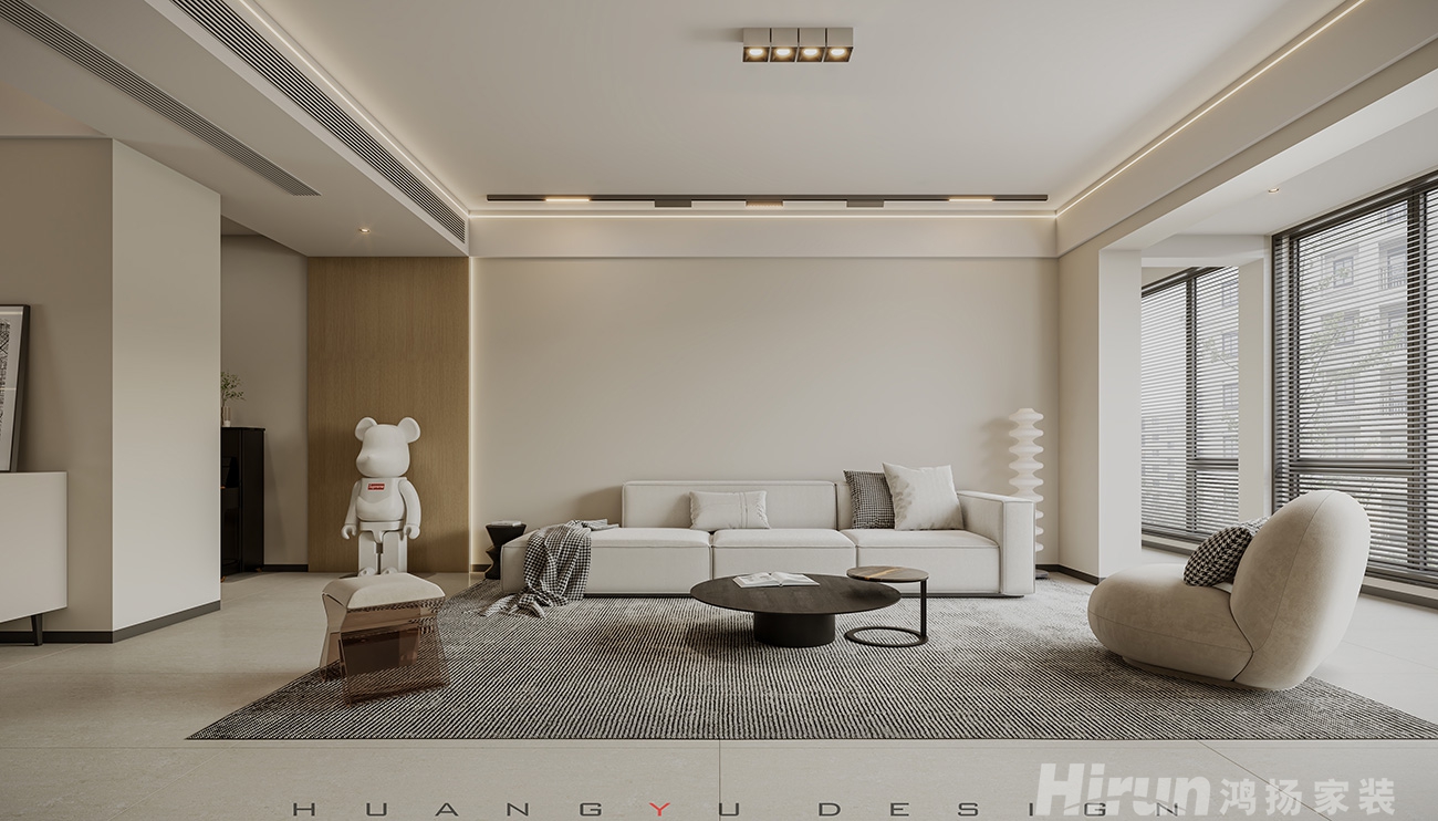 錦銹世紀178㎡北歐之光四居室 裝修案例效果圖-5