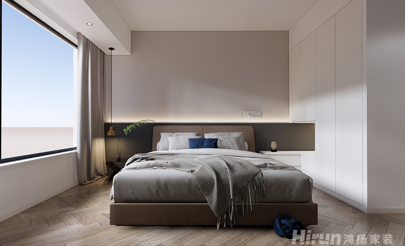 松雅院125㎡雅致現代疊墅 裝修案例效果圖-2