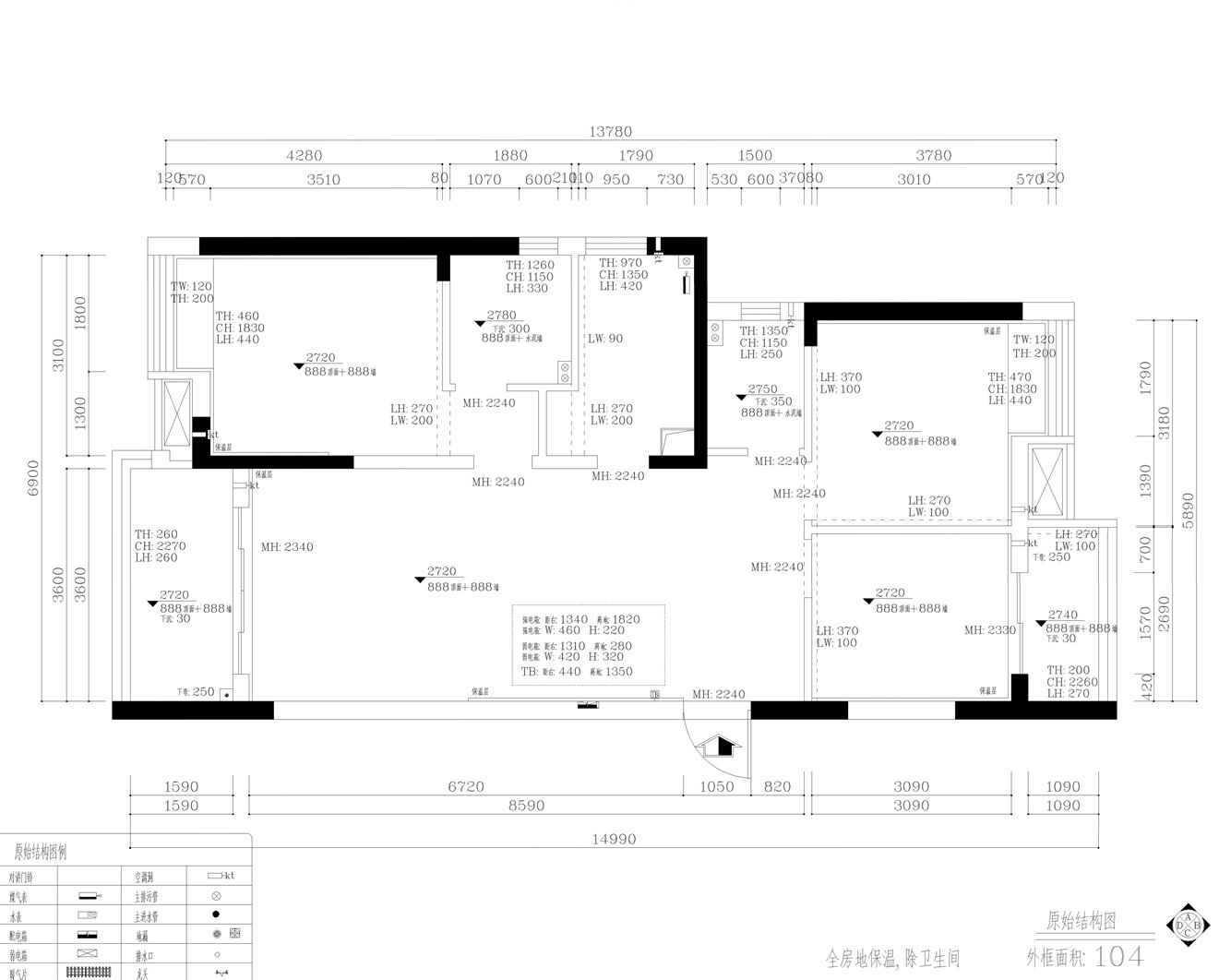 長房·嶺秀時(shí)代A2#01戶型 114㎡
