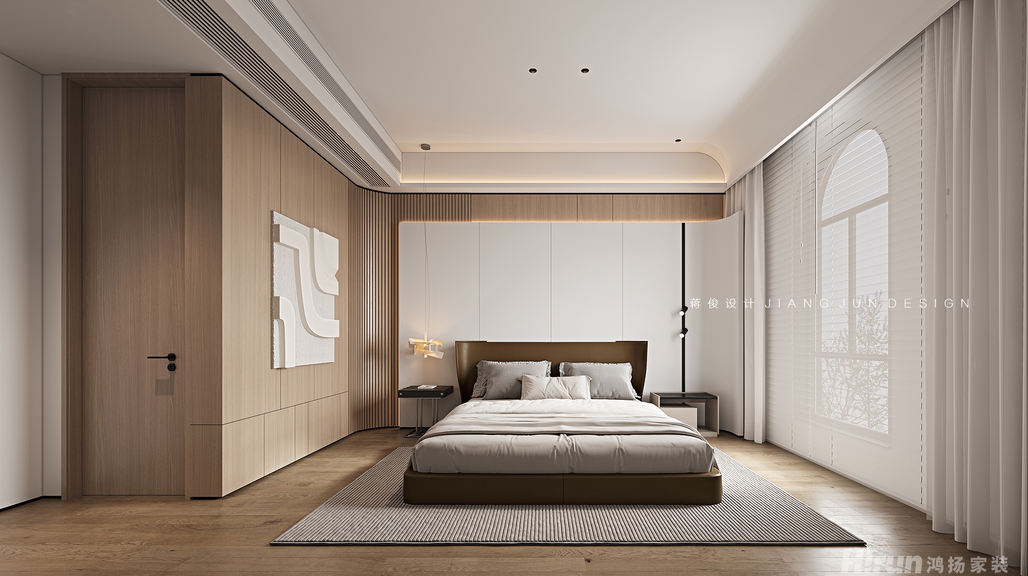 長沙疊墅300㎡雅致現代疊墅 裝修案例效果圖-11