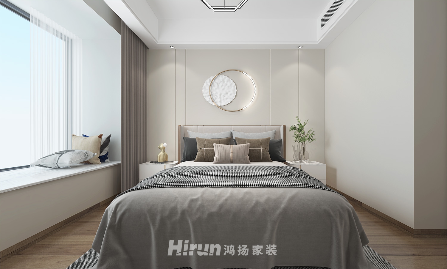 公園悅府136㎡北歐之光三居室 裝修案例效果圖-5