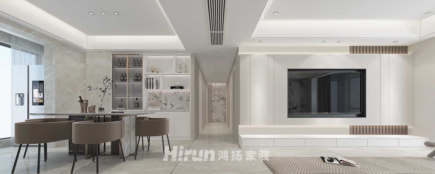 公園悅府136㎡北歐之光三居室 裝修案例效果圖-8