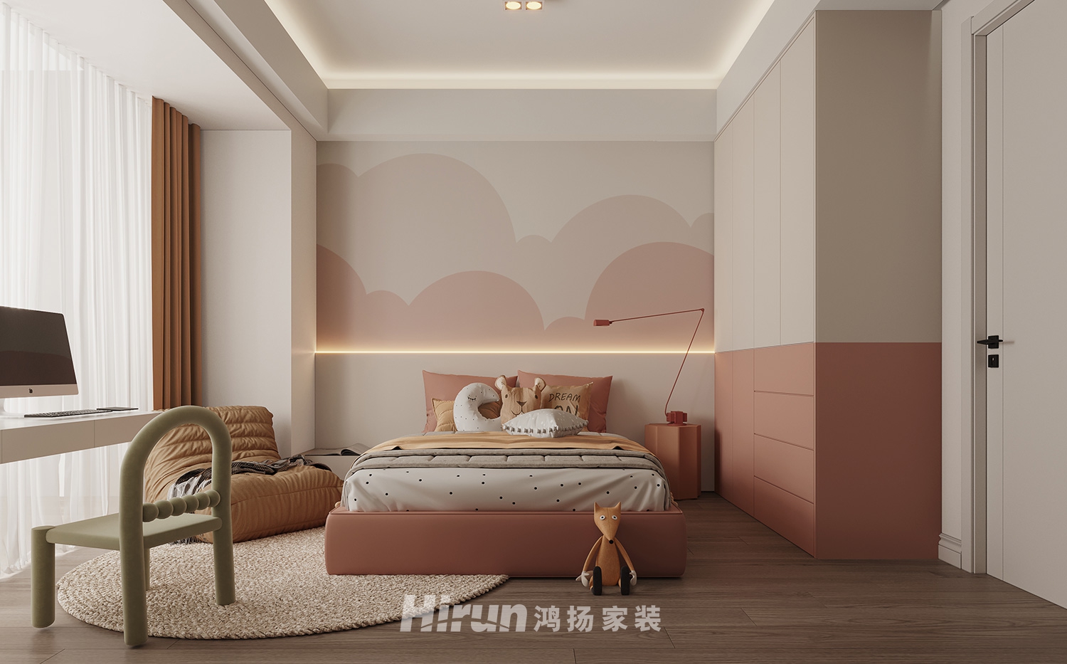 江山帝景190㎡雅致現(xiàn)代大平層 裝修案例效果圖-4