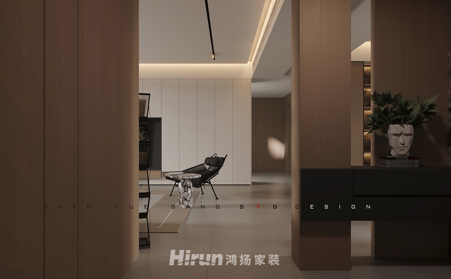 江山帝景190㎡雅致現(xiàn)代大平層 裝修案例效果圖-10