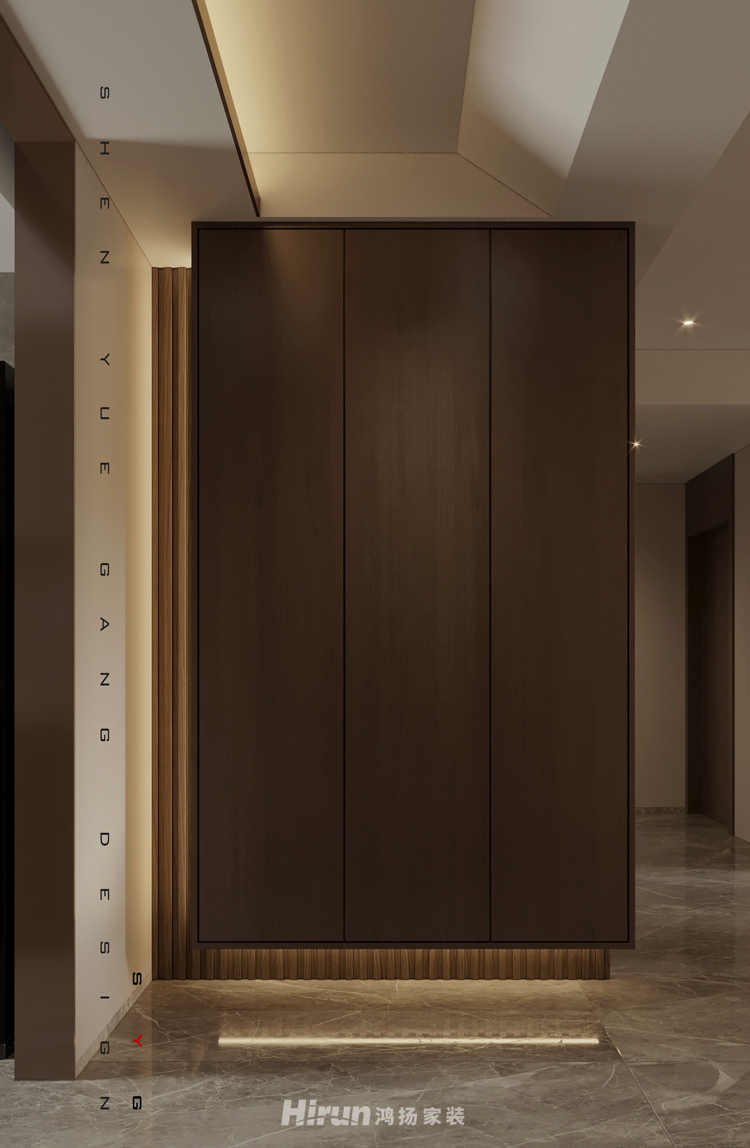 璟麟府180㎡新裝飾主義四居室 裝修案例效果圖-1