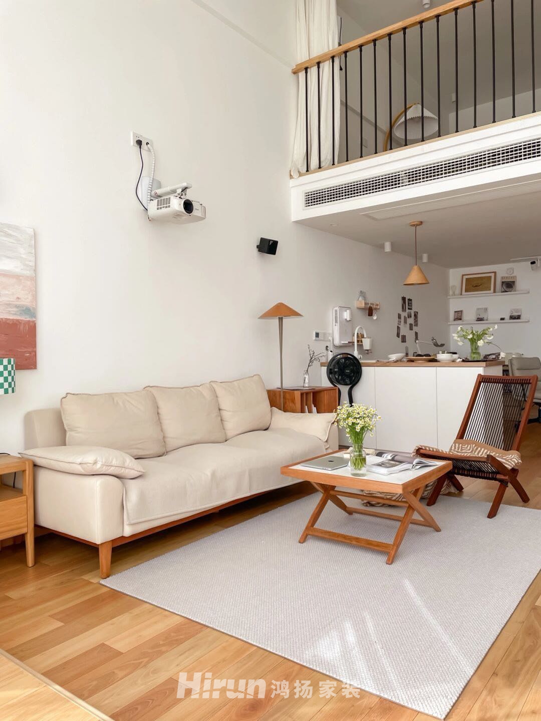 陽光城尚東灣150㎡北歐之光復式 裝修案例實景圖-9