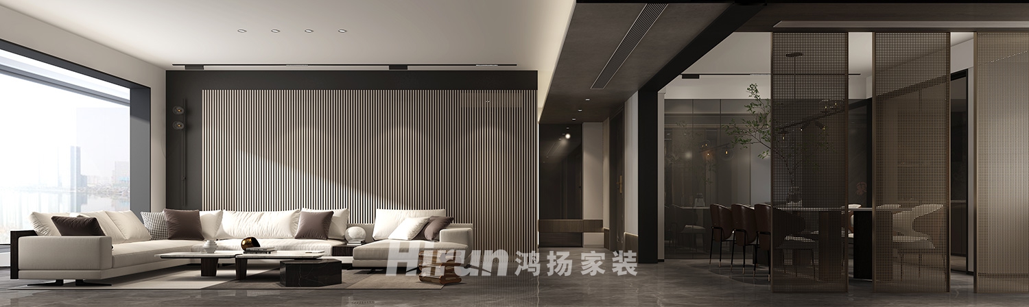 正榮濱江紫闕臺180㎡新裝飾主義大平層 裝修案例效果圖-2